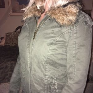 Abercrombie & Fitch Faux Fur “Thinsulate” Jacket
